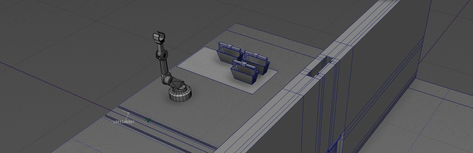 3D Door and Robot Arm Animation image